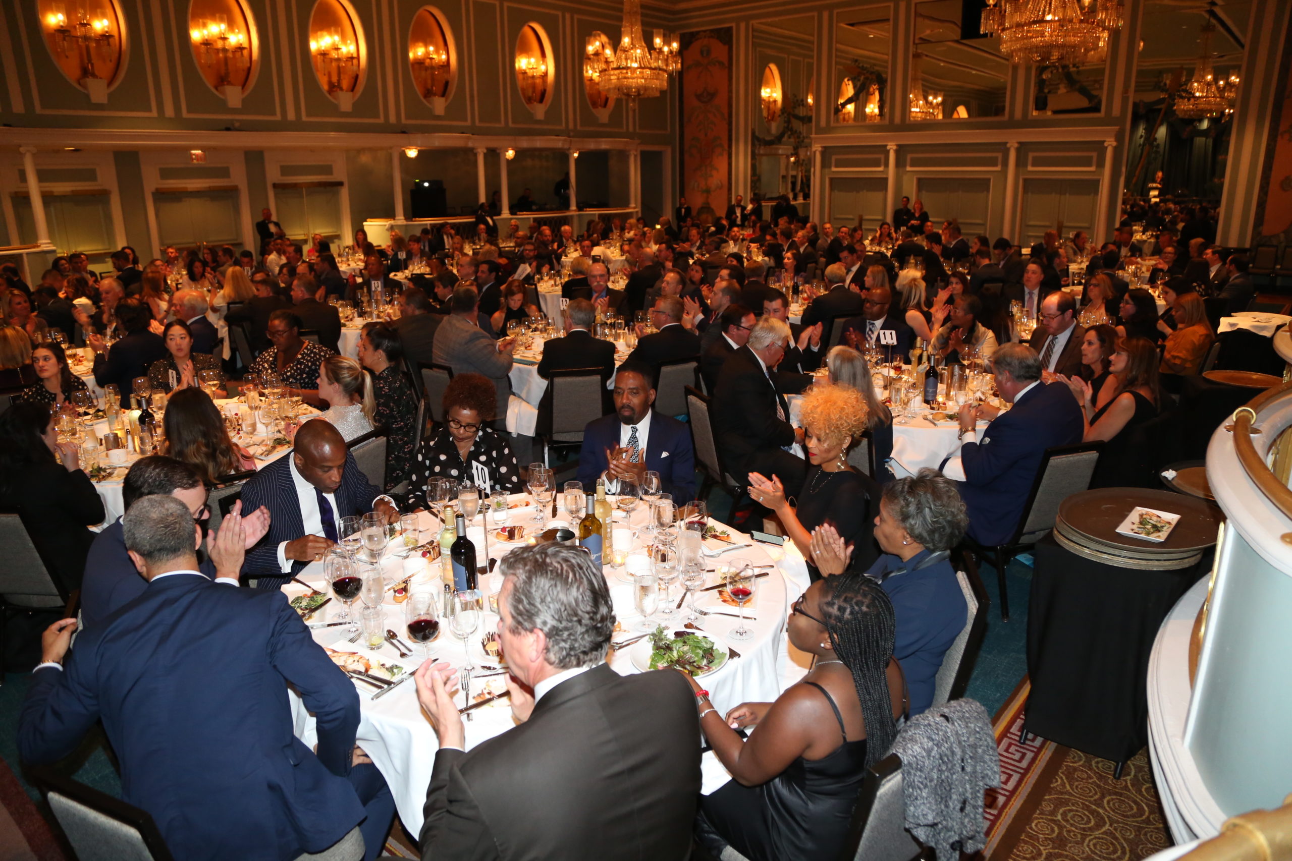 View of audience at Hall of Mentorship Dinner