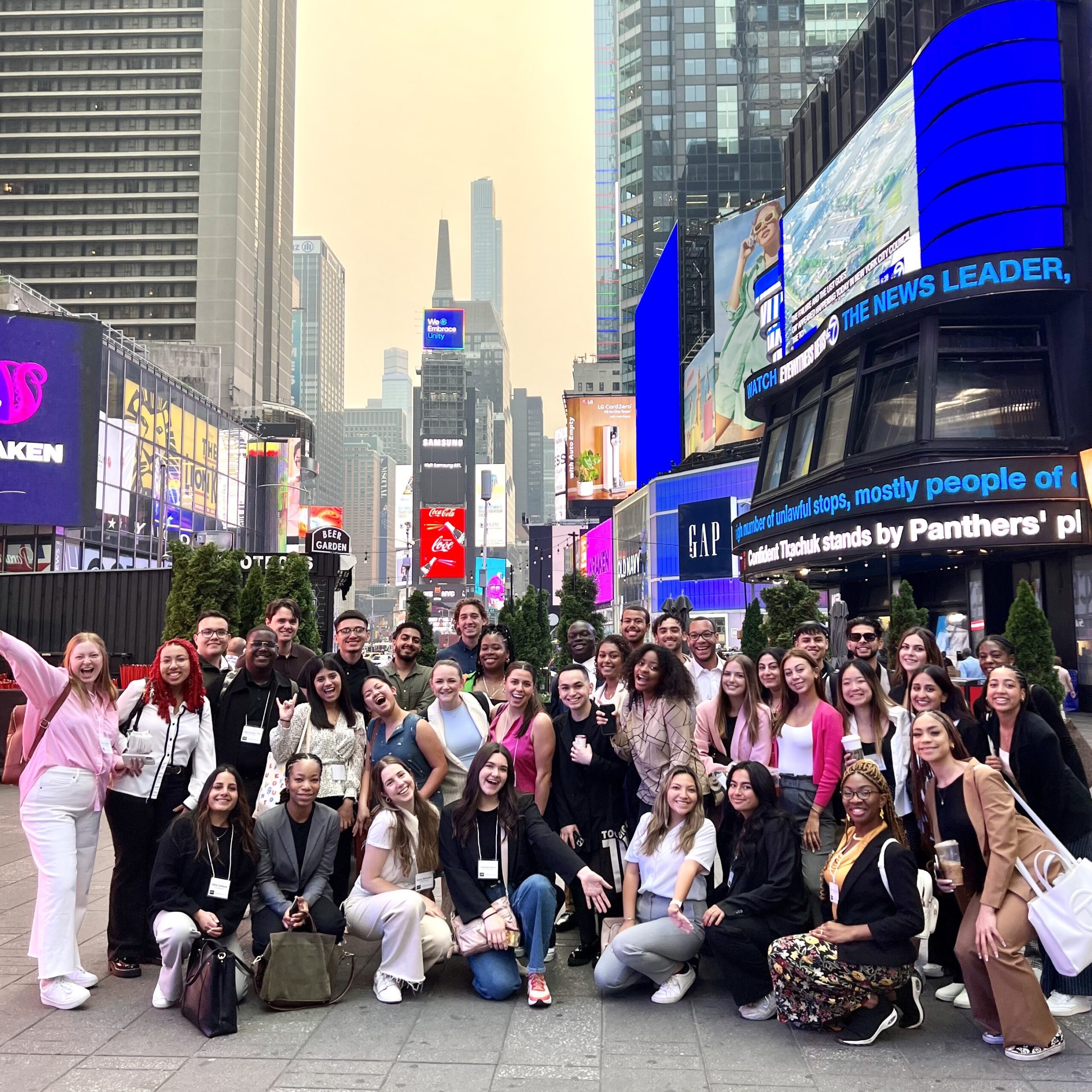 2023 Fellows in Times Square