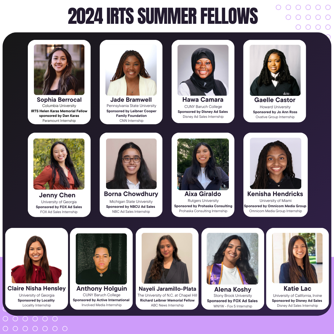 2024 IRTS Summer Fellow - LookBook FINAL