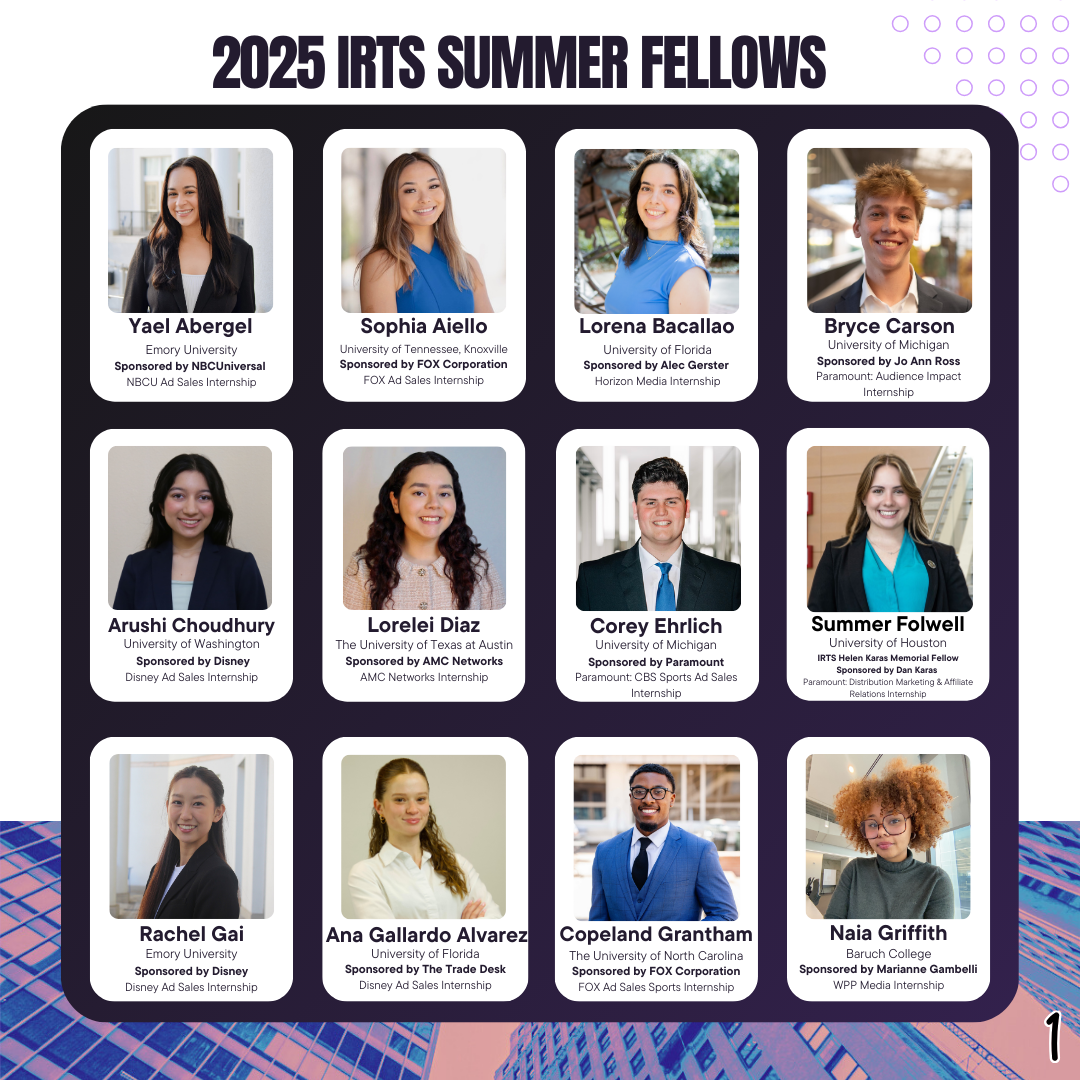 2025 IRTS Summer Fellow - LookBook FINAL